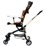 Baby's Nest 2 in 1 Stroller Black With Brown