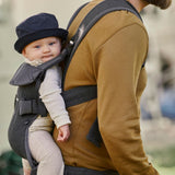 BabyBjorn Woven Baby Carrier One Air - Denim Gray/Dark Gray