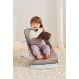 BabyBjorn Bliss Woven Bouncer With Petal Quilt Design - Sand Grey