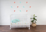 Babyhood Fold N Go Timber Cot - White