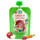 Babylikes Halal Baby Food Pouch - Carrot & Lamb Stew 130g - Pack of 6