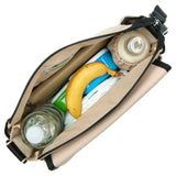 Babymel Eco Quilt Stroller Diaper Bag Eco Quilt - Fawn