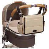 Babymel Eco Quilt Stroller Diaper Bag Eco Quilt - Fawn