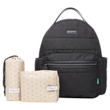 Babymel Lola Eco Quilt Diaper Bag - Black