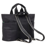 Babymel Sammi Eco Quilt Convertible Diaper Bag - Black