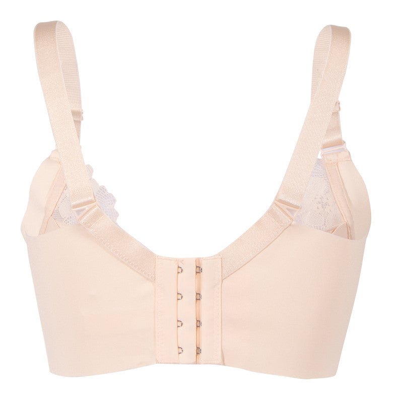 Okus Pretty Lace Maternity & Nursing Bra - Beige - Laadlee