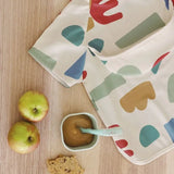 Beaba 2in1 Bib With Removable Sleeves Playful