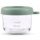 Beaba Glass Food Jar 150ml - Sage Green