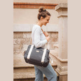 Beaba Paris Diaper Bag - Dark Heather Grey