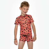 Beach & Bandits Red Electric Baby Swimshort