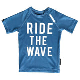Beach & Bandits Ride The Wave Baby Swim Tee