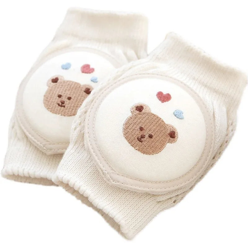 Pikkaboo Soft Crawl Baby Knee Pad - Bear