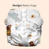 Mother Sparsh Plant Powered Cloth Diaper - Beary Hugs - Laadlee