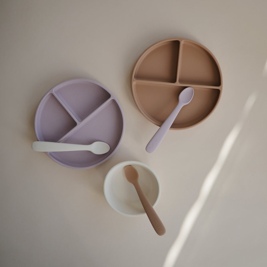 Mushie Silicone Bowl Ivory - Laadlee