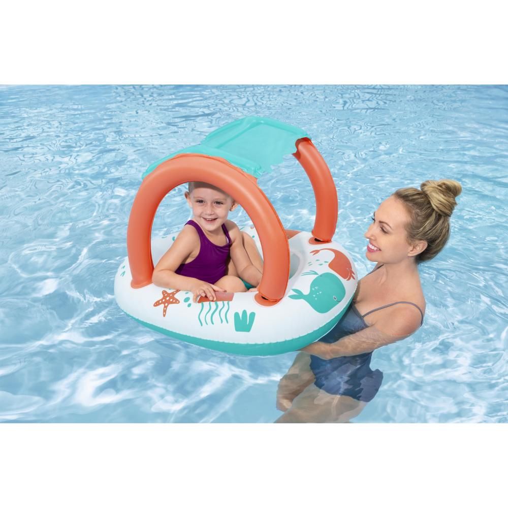 bestway-uvcare-babyseat-seashapes-inflatable-pool-with-sunshade-84-x-67cm-3