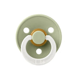 BIBS Colour Latex Size 1 Pacifier - Sage GLOW