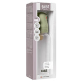 BIBS Latex Nipple Baby Bottle Medium Flow 3M-6M - 270ml - Sage