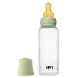 BIBS Latex Nipple Baby Bottle Medium Flow 3M-6M - 270ml - Sage