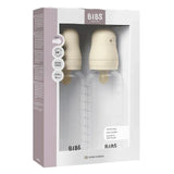 BIBS Latex Nipple Baby Bottle Medium Flow 3M-6M - 270ml - Ivory (Pack of 2)
