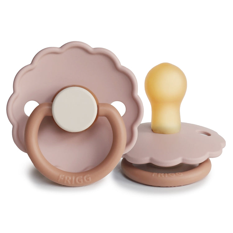Frigg Daisy Latex Baby Pacifier 0-6M, 1Pack, Biscuit - Size 1 - Laadlee