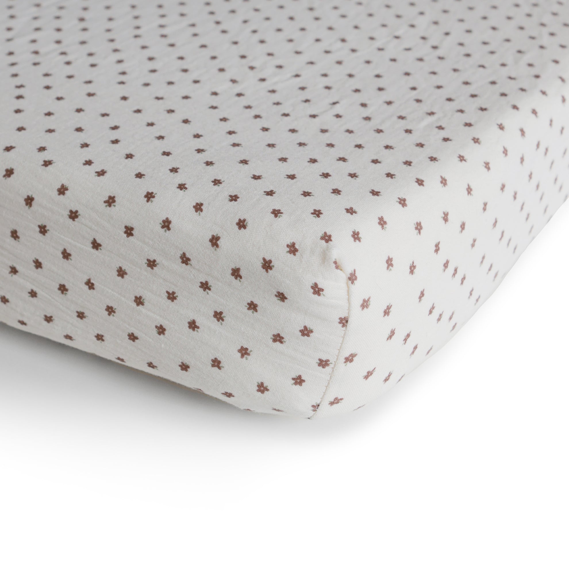 Mushie Crib Sheet Small Bloom - Laadlee