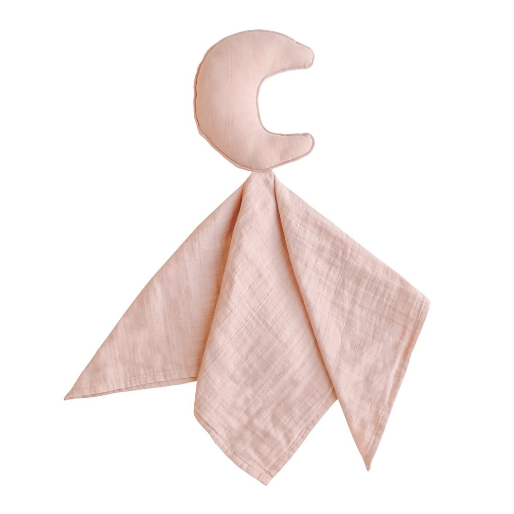 Mushie Lovey Blanket Moon Blush - Laadlee