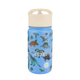 Little IA Dino Insulated Water Bottle 420 ml - Laadlee