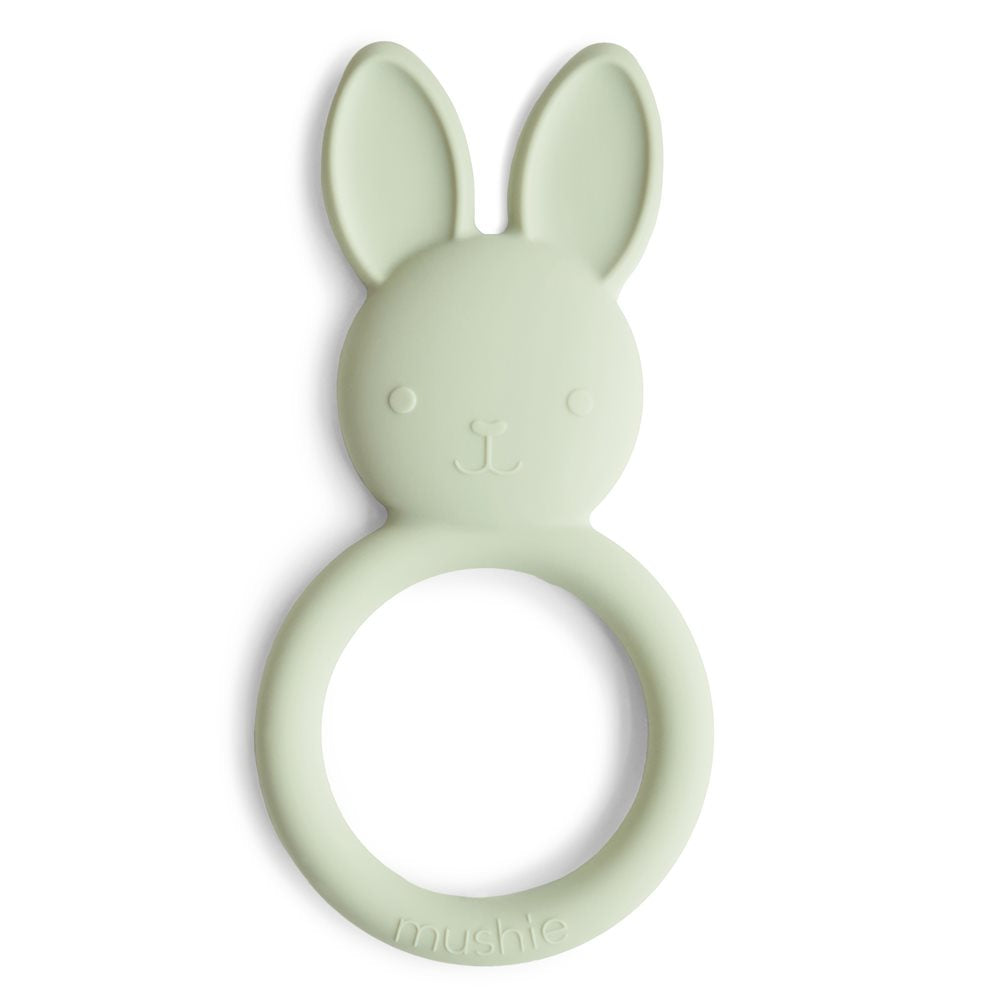 Mushie Teether Bunny Sage - Laadlee