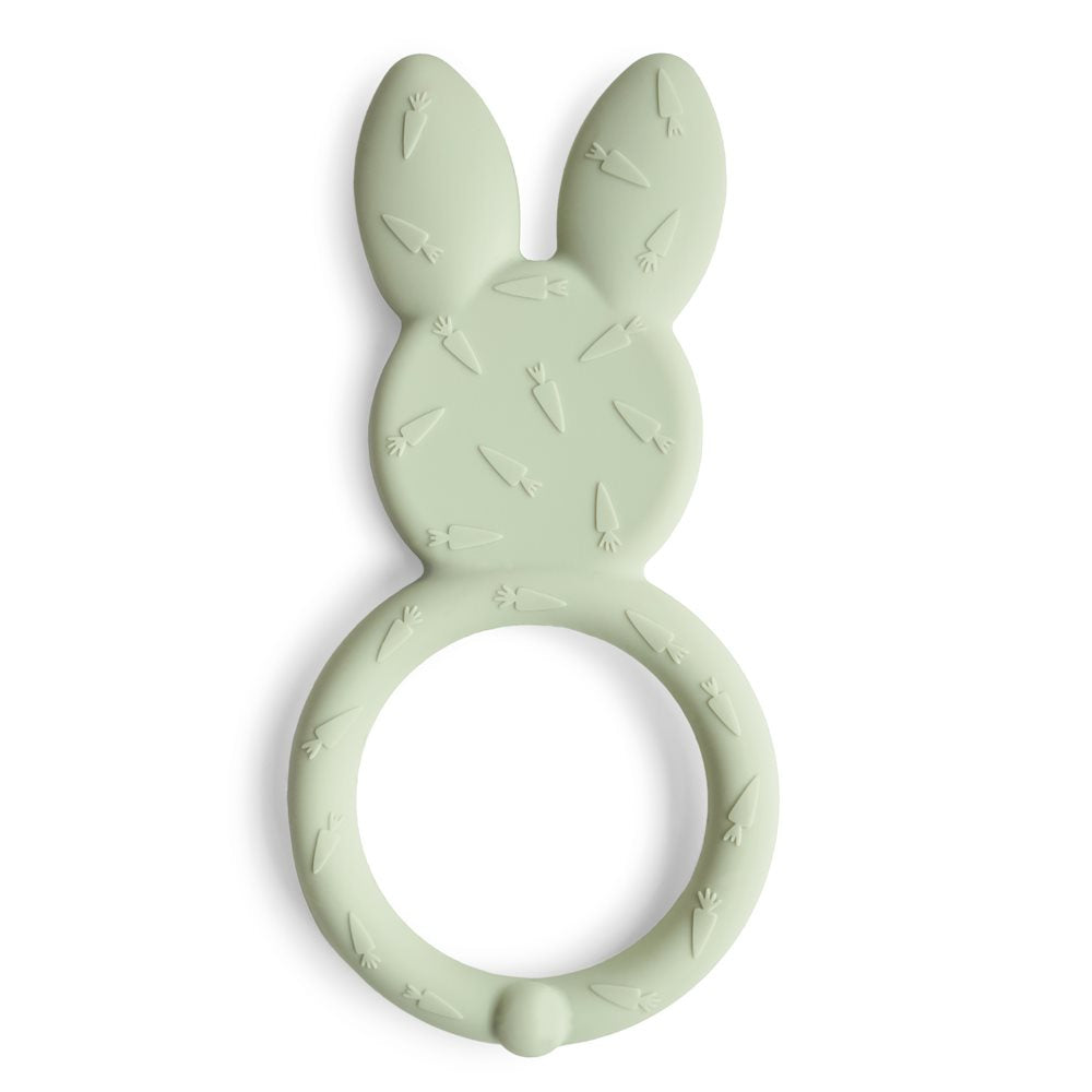 Mushie Teether Bunny Sage - Laadlee