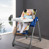 Lovely Baby Graffiti High Chair - Blue
