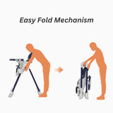 Lovely Baby Lux High Chair - Navy Blue