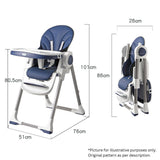 Lovely Baby Lux High Chair - Pink