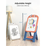 Lovely Baby Bear Drawing Board and Chair Set - Pink