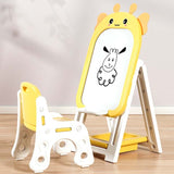 Lovely Baby Drawing Board & Chair - Yellow