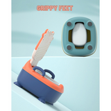 Lovely Baby Potty Training Seat Cow  - Pink & Blue