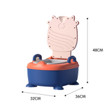 Lovely Baby Potty Training Seat Cow  - Pink & Blue