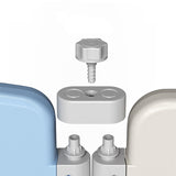 Lovely Baby Kids Elephant Playpen 14pcs - Pink