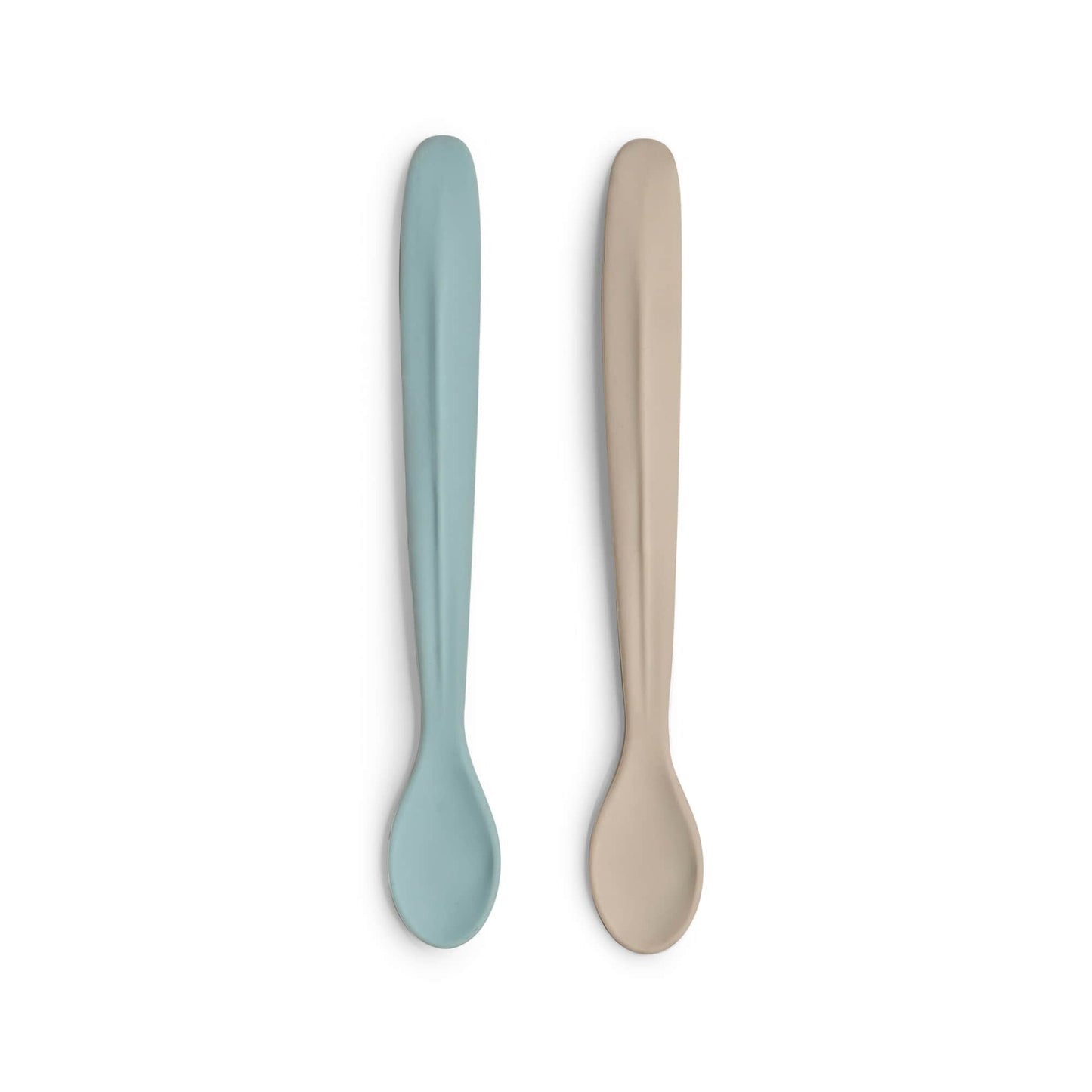 Citron Silicone Feeding Spoon Long Set of 2 - Vehicles