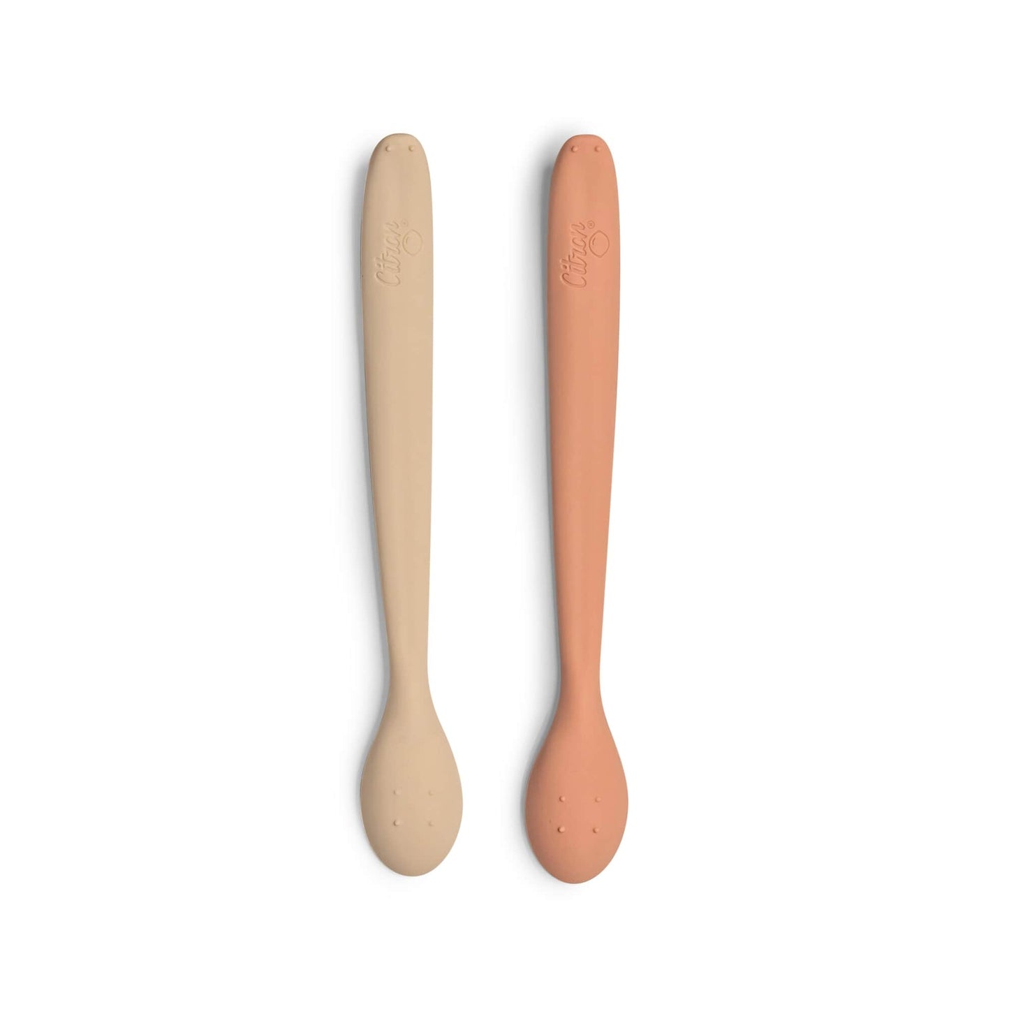 Citron Silicone Feeding Spoon Long Set of 2 - Ballerina