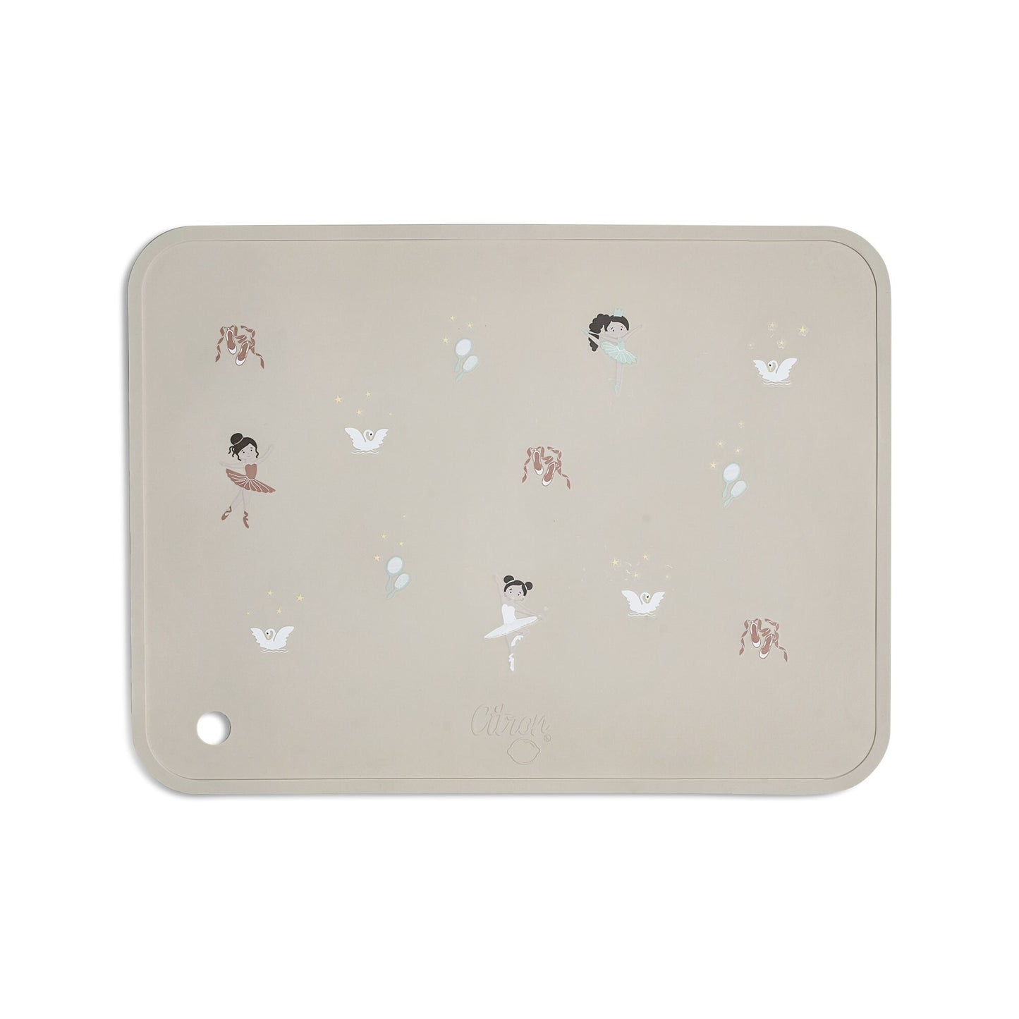 Citron Silicone Placemat Rectangle - Ballerina