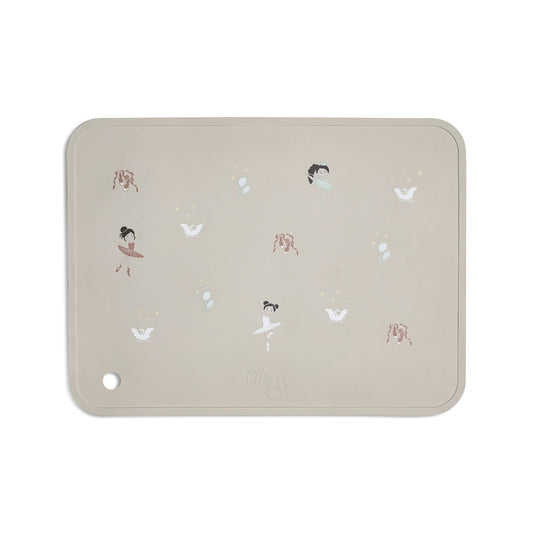 Citron Silicone Placemat Rectangle - Ballerina