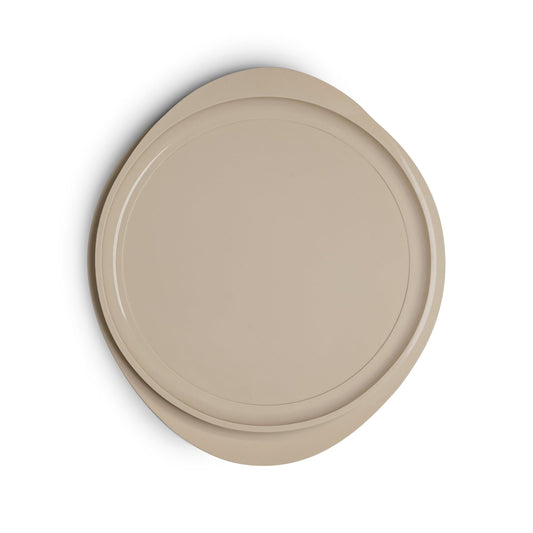 Citron Silicone Suction Plate - Beige