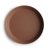 Mushie Dinner Plate Round Caramel (Set of 2) - Laadlee