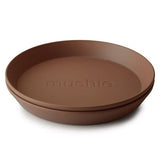 Mushie Dinner Plate Round Caramel (Set of 2) - Laadlee