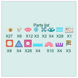 Stem Track Ball Magnetic Building Blocks 7.5Cm - 140 Pcs