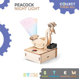 Stem Peacock Opening Screen Stem Toy - Beige