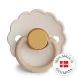 Frigg Daisy Latex Baby Pacifier 6M-18M, 1Pack, Chamomile - Size 2 - Laadlee