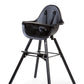 Childhome Evolu 2 Chair 2-in-1 With Bumper - Black Black