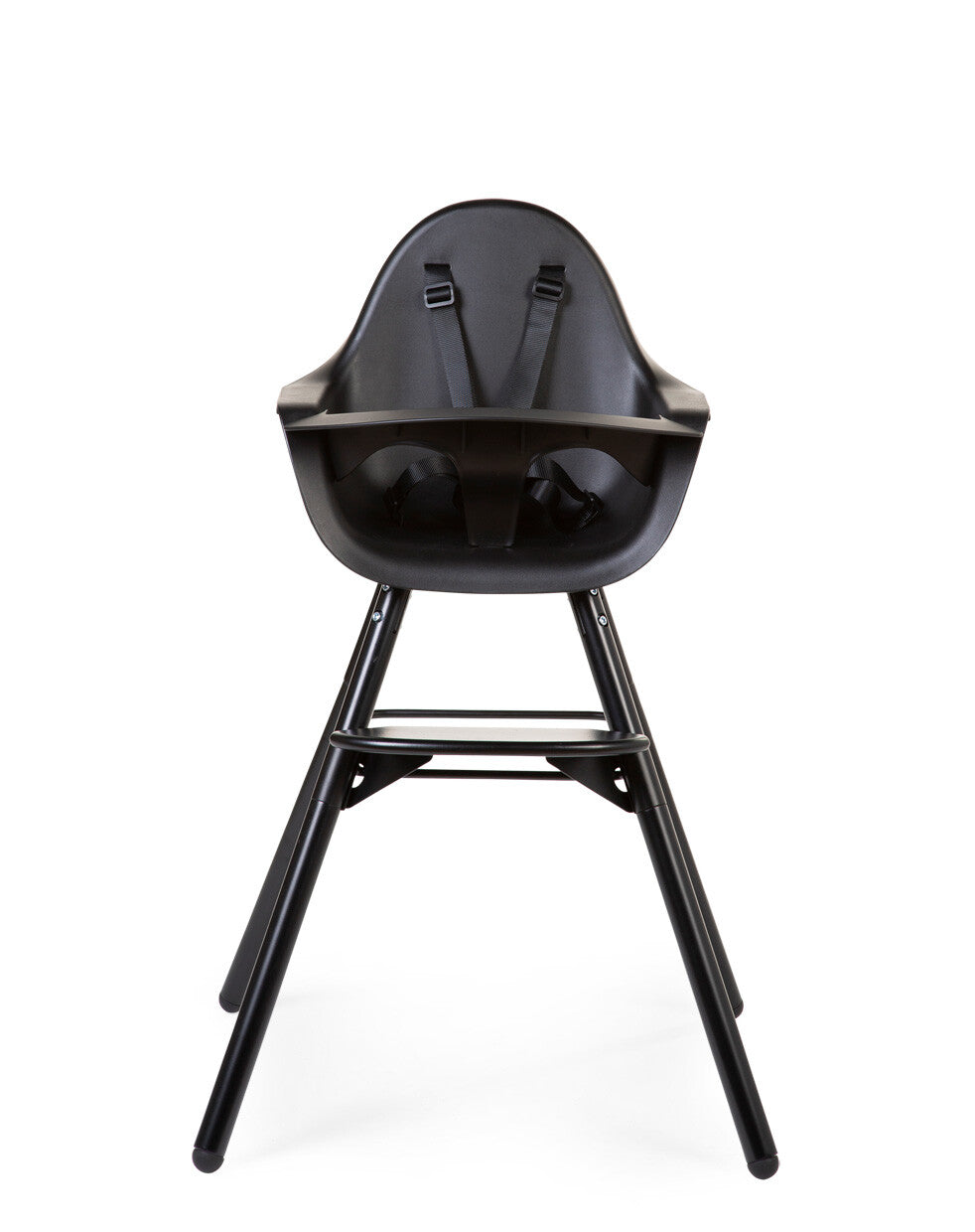 Childhome Evolu 2 Chair 2-in-1 With Bumper - Black Black