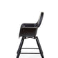 Childhome Evolu 2 Chair 2-in-1 With Bumper - Black Black